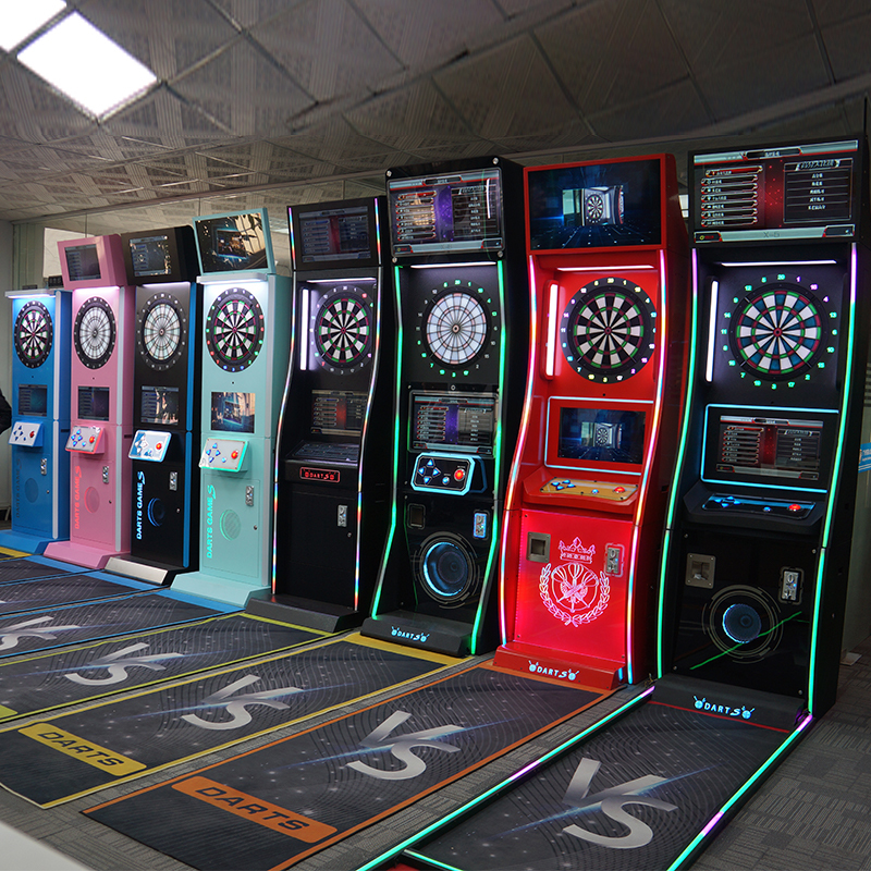 High-End Fully Automatic Computerized Dart Machine, Dart Target, Dart Machine That Supports Qr Code Payment, Cabinet-Style Electronic Dart Machine
