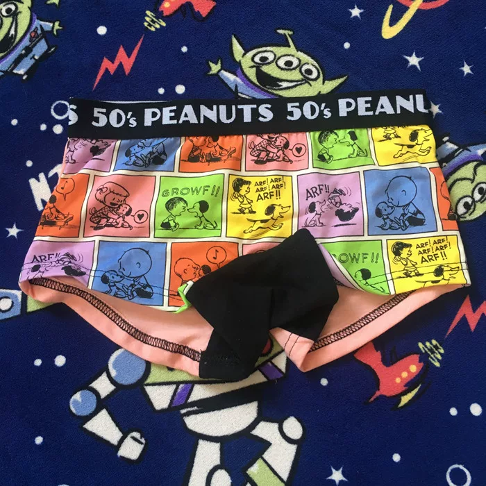 Snoopy, nuby, мужское японское мультяшное милое нижнее белье, брюки, штаны, для любимого