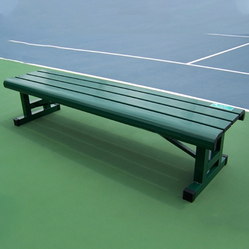 Aisi tennis court rest chair aluminum sports field leisure chair without backrest outdoor bench AY009
