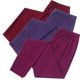 3 mảnh phụ nữ váy Lycra bông mùa thu quần sọc đàn hồi phù hợp với mã lớn quần trung niên lưng cao ấm quần dây phụ nữ