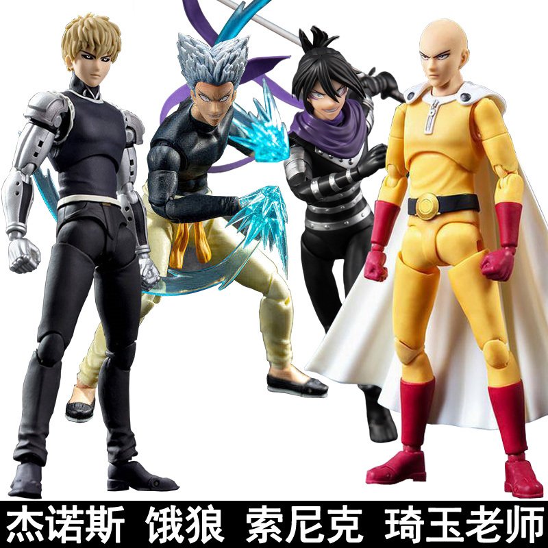 Gt Great Sage Model One Punch Man Saitama Teacher Bald Genos Hungry Wolf Sonic Figure Toy Gift