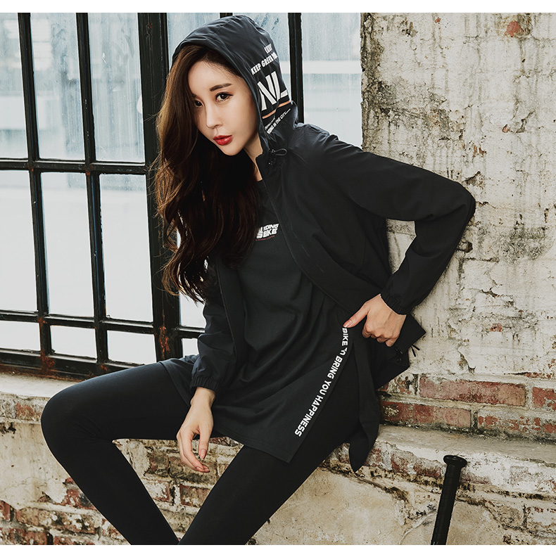 Áo khoác thể thao nữ Jordan trench 2018 mùa thu mới trùm đầu một lớp quần áo chống nắng hàng đầu XFD3281544 áo gió lót lông cừu uniqlo nữ