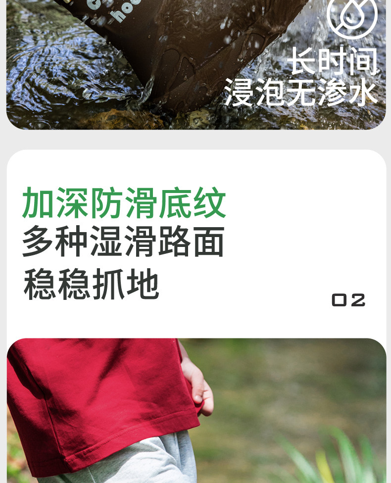 儿童雨鞋女孩2026新款宝宝雨靴女童2岁专用小孩上学防水防滑水鞋 — 6