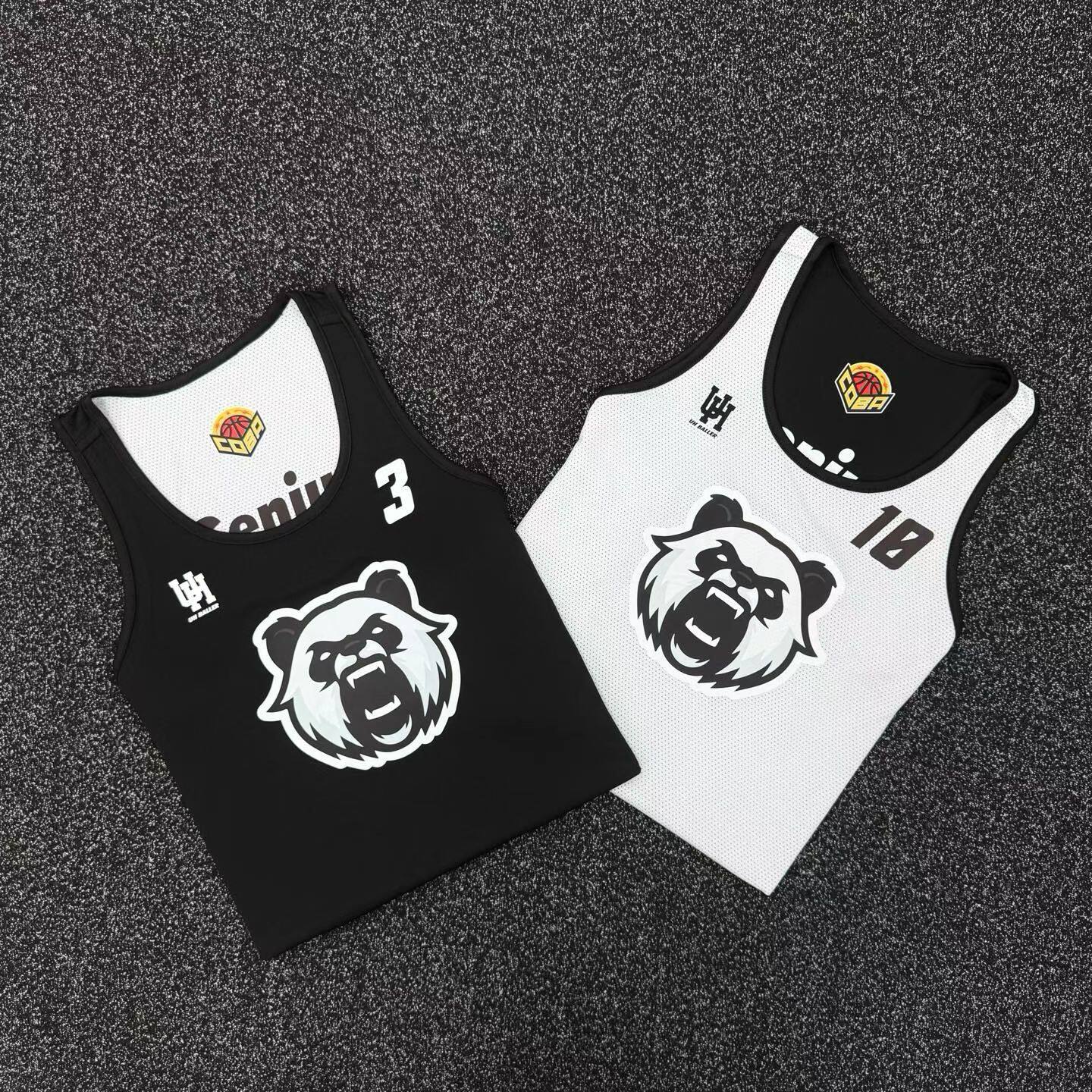 товар из китая uhballer美式双面篮球服套装男id定制两面穿速干球衣比赛训练队服 Uhballr