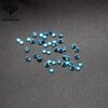 Mid-Aqua Sapphire Round Loose Diamond Zirconia