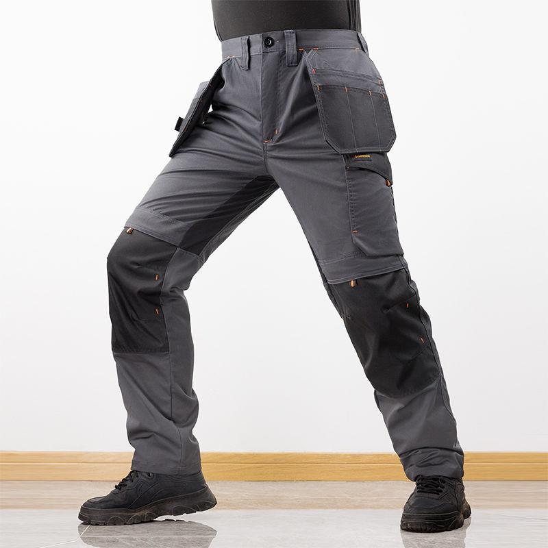 Wangpo Guanstone Work Pants, Stretchy Men's Durable Work Trousers, Loose Outdoor Large Size Workwear Pants, Labor Protection