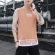 Băng lụa nam vest thương hiệu thể thao thể thao không tay áo thun cotton thoáng khí vest vai mùa hè cá tính mặc xu hướng - Áo vest cotton ao khoac vest nam