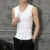Mùa hè liền mạch vest nam mỏng phần thoáng khí Áo sơ mi cotton trẻ trung không tay áo thun xu hướng vest thể thao - Áo vest cotton áo ba lỗ tập gym Áo vest cotton