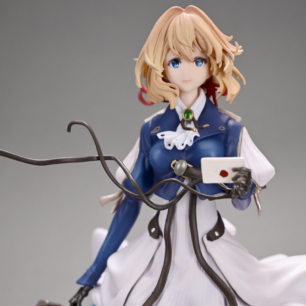 Figurine de dessin animé Violet Evergarden, 25CM, jardin éternel, Gk Tide Play, Statue de fille, modèle de décoration de table, jouet cadeau de noël  26