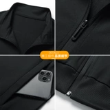 Заберите недостающую цену!Застежка-молния 𫔀открытая 𫔭рубашка из плотного хлопка, футболка, мужская спортивная одежда, весенне-осенняя одежда, повседневная одежда среднего возраста, комплект из двух предметов