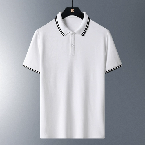 Летняя футболка с коротким рукавом, футболка polo, летняя одежда, короткий рукав, высокий воротник