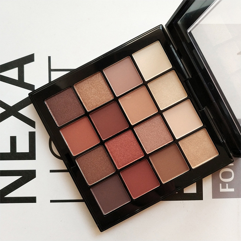 Nga NYX16 màu phấn mắt món ăn màu đỏ bí ngô màu đất mờ không nở trang điểm màu nude chẵn lẻ thay thế màu 268 - Bóng mắt phấn mắt dikalu 9 ô