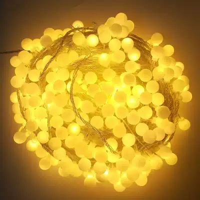 LED small colored lights flashing lights lights string star ball lights snowflake lights New year Spring Festival red lanterns star lights