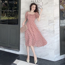 Wisdom smoked French Retro egg over the knee Super fairy mortal is a very fairy French niche Platycodon skirt