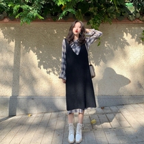 Early autumn egg French first love light mature wind two dress dress female temperament small man with high early autumn 2019