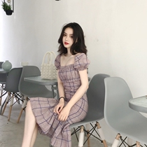 Wisdom smoked French Retro egg over the knee Super fairy mortal is a very fairy French niche Platycodon skirt