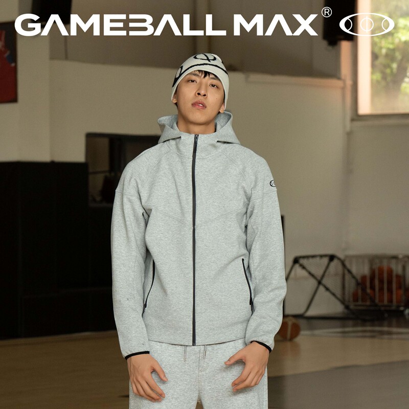Gameball Max Windrunner Jacket [2.0 Upgraded Version] Air Layer Hooded Zipper Sweatshirt Sports Jacket