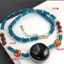 (Mousse Gray) Sheeps Eye Agate Necklace XG2100412003