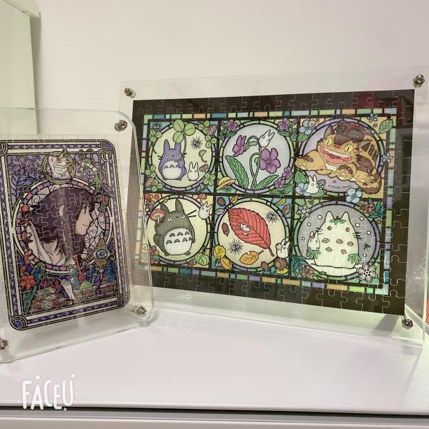 Spot Japanese transparent ensky puzzle frame 266 pieces 456 pieces 500 300126 plastic acrylic matching frame