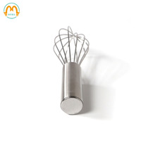 Meng Xue Meng Tai Linglis daily food self-prepared accessories 04 stainless steel childrens chef mini egg beater