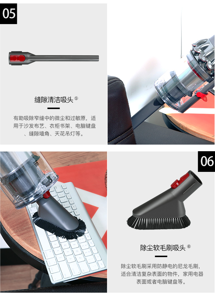 Dyson Dyson V10 Máy hút bụi không dây tuyệt đối Trang chủ cầm tay Rake Fluffy Nâng cấp - Máy hút bụi máy hút bụi cầm tay makita