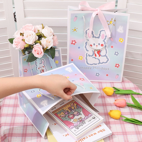 Мультяшная льняная сумка