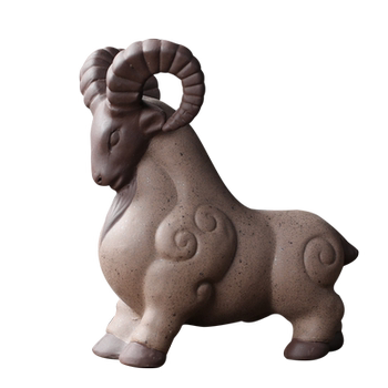 Yuxuan ແບ້ ceramic ອຸປະກອນເສີມ zodiac ຫັດຖະກໍາຊາສັດລ້ຽງ
