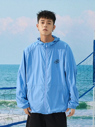 Легкая и тонкая одежда для защиты от солнца с капюшоном, с печатью вашего логотипа, защита от ультрафиолета