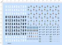 69937 Full page glue 1 64 Los Angeles USA POLICE car K-9 model remote control car toy car water sticker