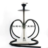 Арабский водный дым Полный комплект ночной сцены KTV с роскошной высокой стеклянной шликовой батонной сигарет сигарет