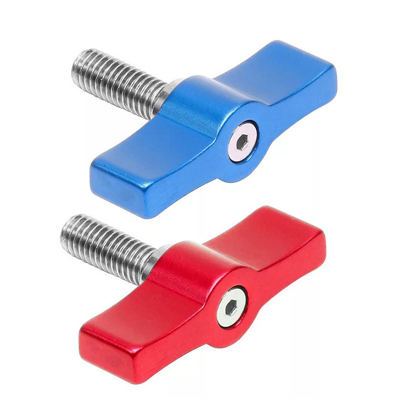Photography adjustable hand screw locking screw aluminium alloy handle screw M4M5M6 adjustable fixing screw