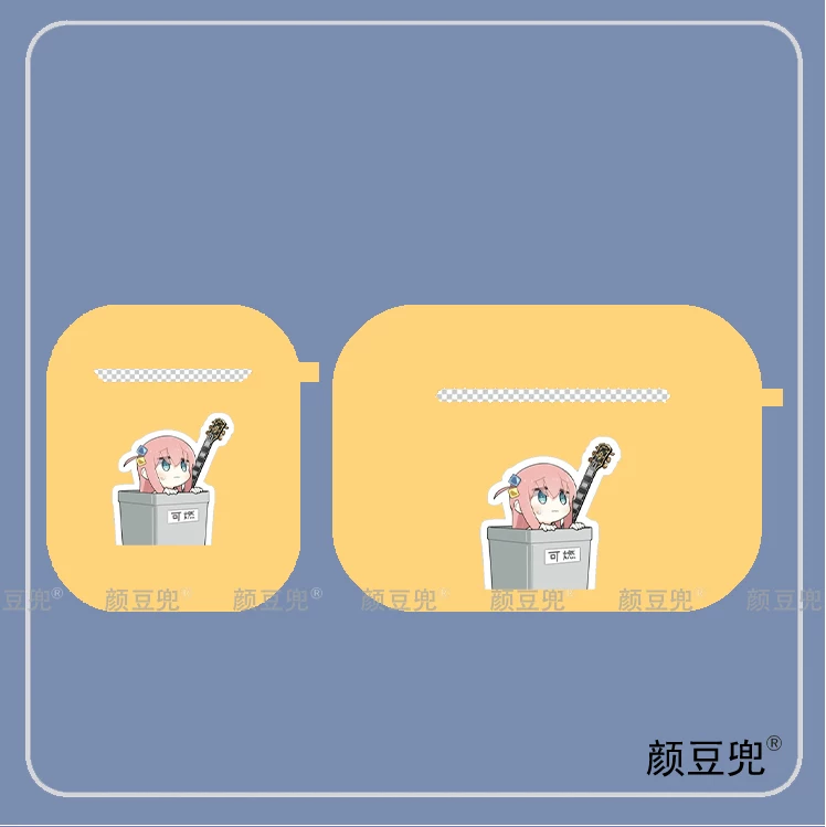 Одинокий Rock Ichiri Goto наушниковая накладка, подходит для Apple Airpods Pro2 поколения, защитная накладка 2/3 третьего поколения наушника, силиконовый мягкий аниме периферия прозрачная BOCCHI ROCK аниме