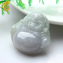 Natural Emerald Pendant Jade Buddha Pendant Myanmar Womens Smiling Buddha Faonga Goods Emerald Pendant With Certificate 923