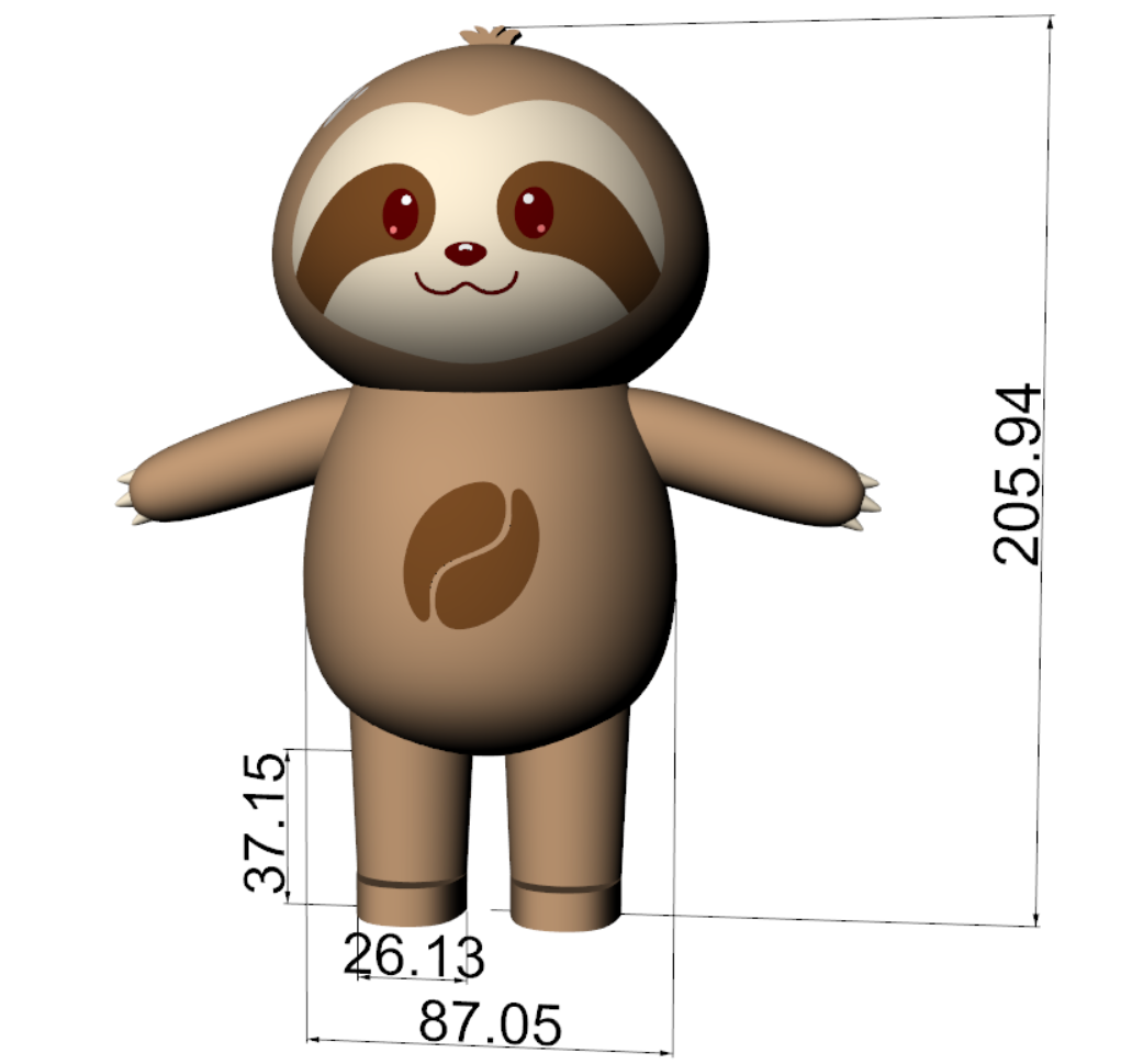 行走充气玩偶：企鹅、树懒、小鸡，萌翻你的童年回忆！-充气用品-淘宝好物网