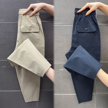 Elastic pockets breathable ແອວສູງຕາຂ່າຍໄຟຟ້າ stretch ບາງ