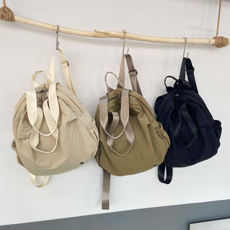 Niche Design Ultra-Light Shell Bag Large Capacity Backpack Nylon Multi-Purpose Backpack Shoulder Bag Casual Style
