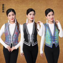 Spring Mongolia Machia Ladies in a sweatshirt one-piece black national wind Daily clothing Mongolian elements Horse clamps