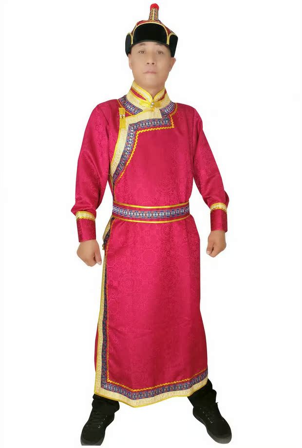 Trang phục biểu diễn múa thiểu số mới Trang phục biểu diễn múa Trang phục biểu diễn múa đỏ Mông Cổ Trang phục cưới bộ đồ dân tộc