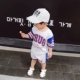 Quần áo trẻ em 2019 hè mới 1-3-5 tuổi boy boy baby baby cotton ngoại quốc tay ngắn phù hợp với thủy triều - Phù hợp với trẻ em