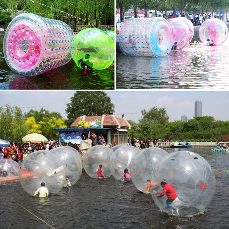 Water Walking Ball Children Adults Inflatable Transparent Balls Dancing Balls Yo-yo Polo Ball Fun Touch Ball Water Roller