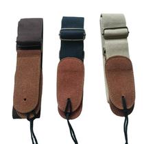 Guitar Braces Wood Guitar Braces Folk Guitar Leather Head Woven Cotton Color Skew Shoulder Strap Guitar Accessories