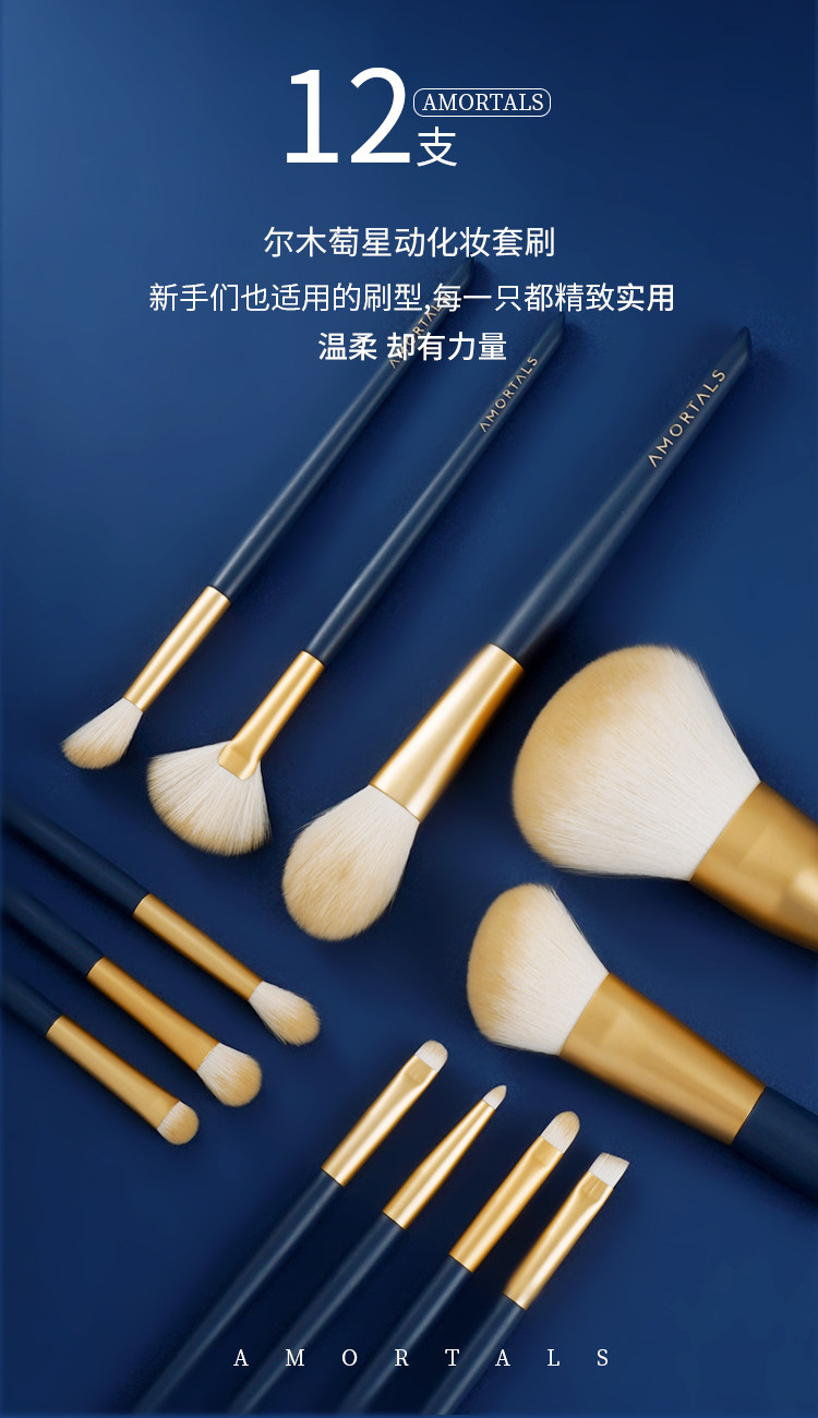 Alwood SOFT HAIR MAKEUP BRUSH EYE SHADOW BRUSH BAG SUIT EYES NOSE AND SHADOW BRUSH DETAILS BRUSH PORTABLE HIGH LIGHT BRUSH FAINTING