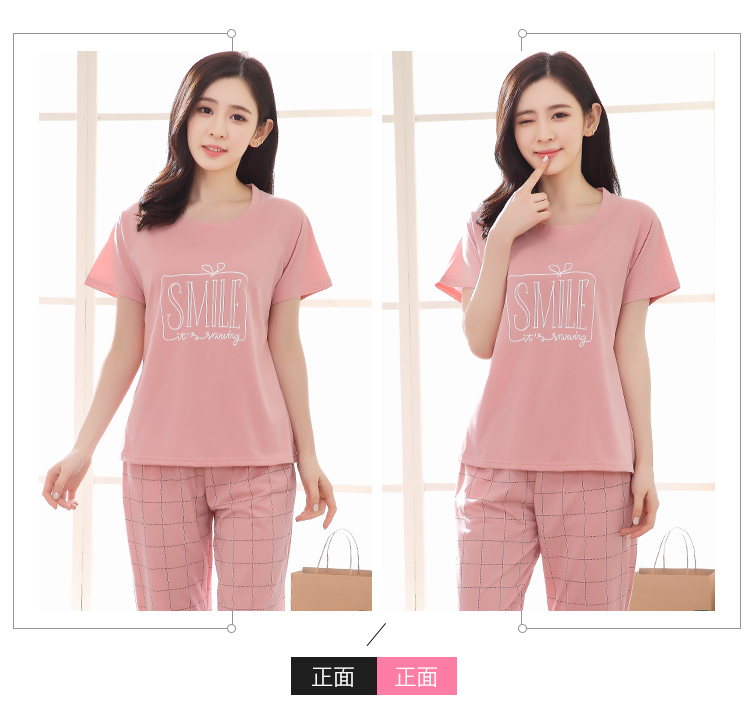 Quần short ngắn tay mùa hè nữ phiên bản Hàn Quốc của quần short cotton hai mảnh hoạt hình dễ thương có thể mặc bên ngoài quần áo phù hợp bộ mặc nhà