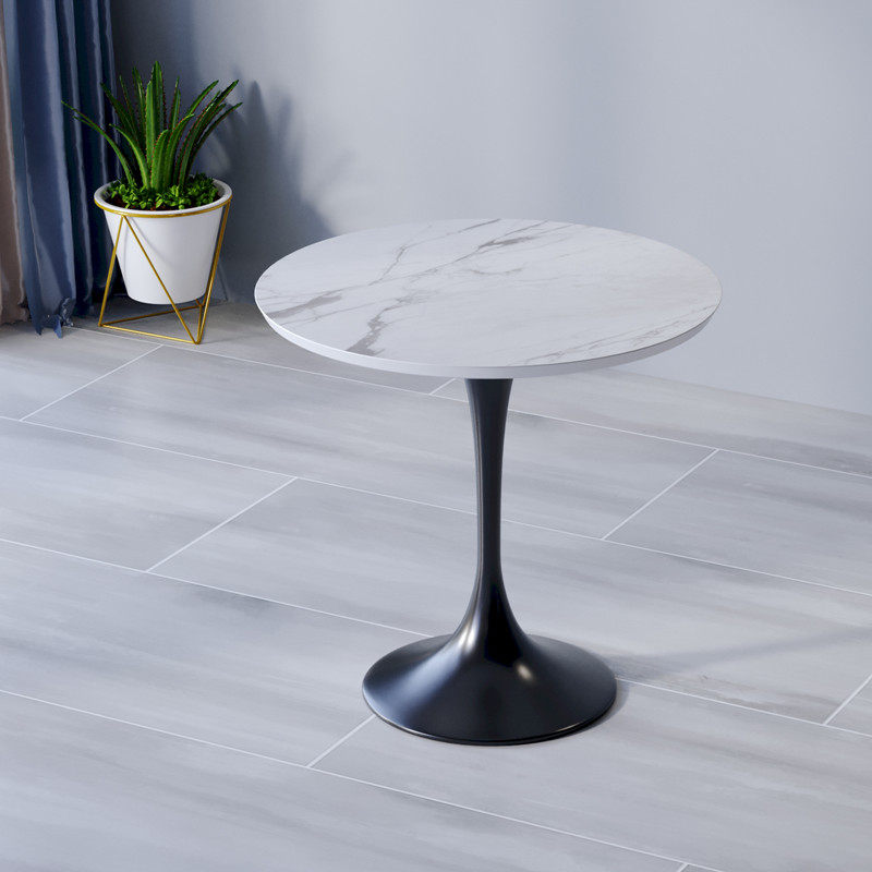 Sample House Display Center Business Reception Negotiation Table And Chairs Balcony Rock Plate Small Round Table And Chairs Combined Modern Minima Casual Coffee Table