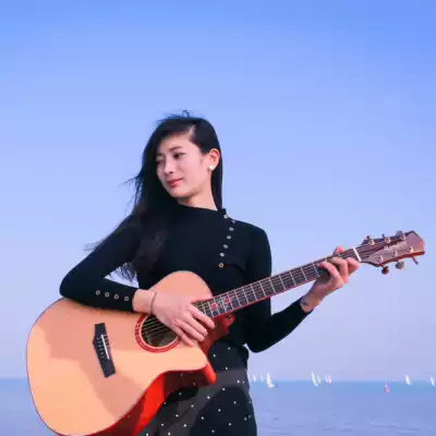 Blue Shield Guitar Randon Folk Finger Bomb Sand RG-18LM Face Veneer 40 41 inch Professional