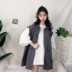 Hàn Quốc phiên bản của Harajuku phong net đỏ ngựa làm việc phụ nữ Clip mùa hè và mùa thu trong cardigan dài áo nịt áo khoác 