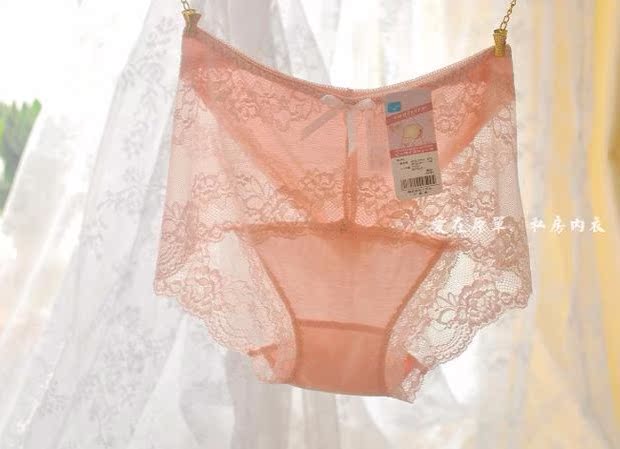 Chất lượng xuất khẩu Sexy modal cotton ren Đồ lót phụ nữ Eo cao liền mạch thoải mái kích thước lớn túi hip quần lót thể thao