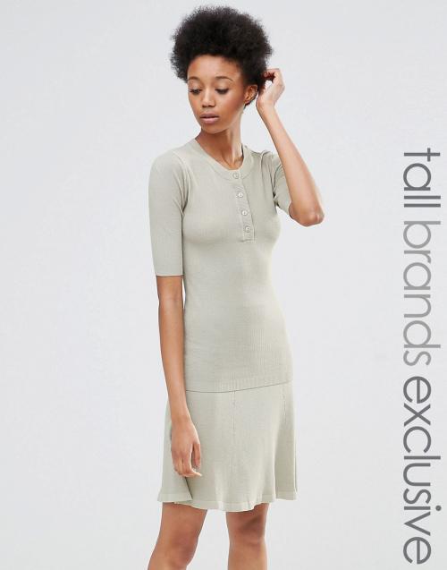 Uk In-Stock Asos New Spring/Summer Ice Silk Knit Short Skirt Set