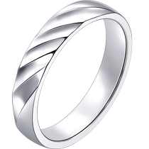Chinese Valentines Day gift Chow Sang Sang Jewelry PROMESSA Xingyu series Pt950 platinum ring mens 95067R