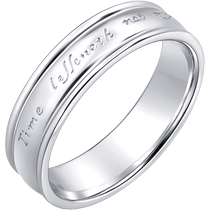 Chinese Valentines Day gift Chow Sang Sang VA Museum joint love poem couple ring Pt950 platinum ring 38881R
